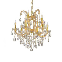  - Подвесная люстра Lumina Deco Eliza LDP 7030-6+3 GD