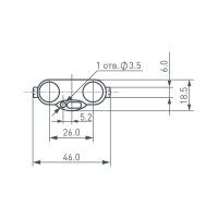  - Модуль герметичный ARL-BEST2835-2-1W-12V Cool 160deg (Arlight, Закрытый)