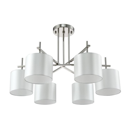 Потолочная люстра Crystal Lux Sergio PL6 Nickel 
