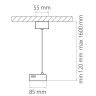 Питание подвесное Lightstar Barra 502197 - Питание подвесное Lightstar Barra 502197