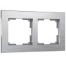 Рамка на 2 поста Werkel Aluminium алюминий W0021706 4690389158032 - Рамка на 2 поста Werkel Aluminium алюминий W0021706 4690389158032
