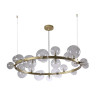 Подвесная люстра Crystal Lux Agata SP24 V2 Gold/Transparente - Подвесная люстра Crystal Lux Agata SP24 V2 Gold/Transparente