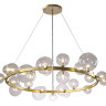 Подвесная люстра Crystal Lux Agata SP24 V2 Gold/Transparente - Подвесная люстра Crystal Lux Agata SP24 V2 Gold/Transparente