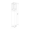 Уличный светодиодный светильник Elektrostandard Frame 1529 Techno Led черный 4690389172380 - Уличный светодиодный светильник Elektrostandard Frame 1529 Techno Led черный 4690389172380