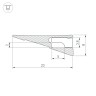 Профиль SL-MINI-SHELF-H8-2000 ANOD OLIVE GREY (Arlight, Алюминий) - Профиль SL-MINI-SHELF-H8-2000 ANOD OLIVE GREY (Arlight, Алюминий)