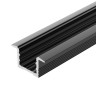 Профиль SL-SLIM-H13M-F25-2000 BLACK (Arlight, Алюминий) - Профиль SL-SLIM-H13M-F25-2000 BLACK (Arlight, Алюминий)