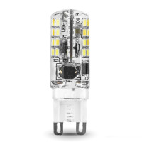  - Лампа светодиодная Gauss G9 3W 4100K прозрачная 107709203