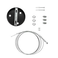  - Подвесной светодиодный cветильник Geometria ЭРА Ring SPO-133-B-40K-045 45Вт 4000К черный Б0050563