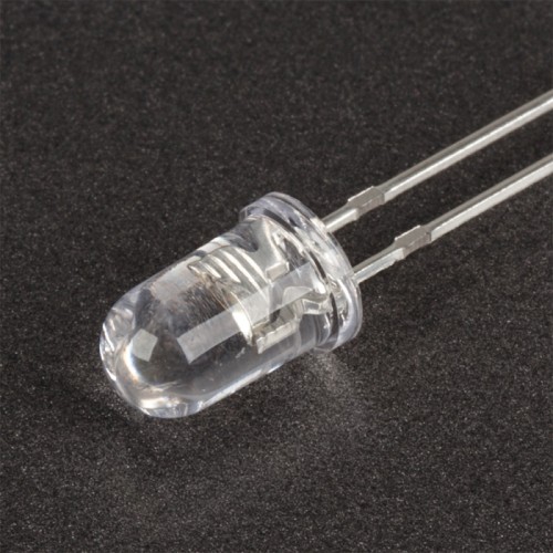 Светодиод ARL-5213UWC-5cd (Arlight, 5мм (круглый)) Поставка под заказ от 5000 шт. Выводной круглый светодиод, d=5 мм, прозрачная линза. Цвет свечения белый (6000-7000 К). Угол излучения 15-20°. Сила света Iv=3500-5000 мкд при If=20 мА. VF=2.9-3.2 В.