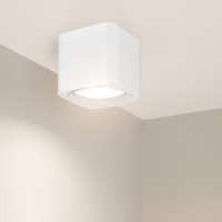  - Светильник SP-DICE-S78x78-10W Warm3000 (WH, 24 deg, 230V) (Arlight, IP54 Металл, 5 лет)
