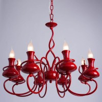  - Подвесная люстра Arte Lamp Vaso A6819LM-8RD