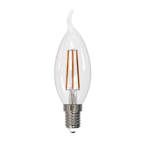 Лампа светодиодная филаментная Uniel E14 11W 4000K прозрачная LED-CW35-11W/4000K/E14/CL PLS02WH UL-00005171 