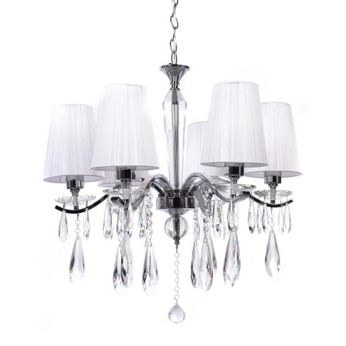 Подвесная люстра Lumina Deco Alessia LDP 1726-6 CHR 