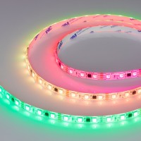  - Лента герметичная SPI-SE-B60-10mm 12V RGB-PX3-BPT (12 W/m, IP65, 5060, 5m) (Arlight, бегущий огонь)