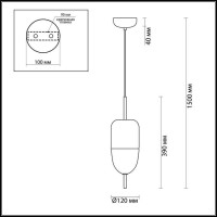  - Подвесной светодиодный светильник Odeon Light Dune 4620/12L