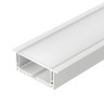 Профиль с экраном SL-LINIA88-F-2500 WHITE+OPAL (Arlight, Алюминий) - Профиль с экраном SL-LINIA88-F-2500 WHITE+OPAL (Arlight, Алюминий)