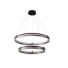 Подвесная люстра Crystal Lux FERNANDO SP123W LED D600+800 COFFEE/BLACK - Подвесная люстра Crystal Lux FERNANDO SP123W LED D600+800 COFFEE/BLACK