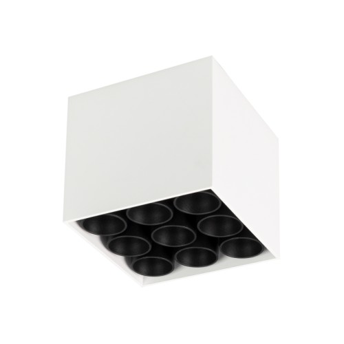 Светильник SP-ORIENT-SURFACE-TC-S95x95-20W Warm3000 (WH, 30 deg, 230V) (Arlight, IP20 Металл, 5 лет) Накладной интерьерный светильник. Мощность 20 Вт, св. поток 1431 лм, 68 лм/Вт, теплый 3000 K, CRI>98, угол 30°, напряжение питания 230 В. Белый квадратный корпус из алюминия, степень защиты IP20. Размер: длина 95 мм, ширина 95 мм, высота 85 мм. Монтаж накладной. Драйвер 21-40 В, 600 мА, пульсация 