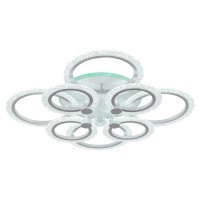  - Потолочная светодиодная люстра Profit Light 8003/4+4 WHT