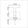 Коннектор T-образный Novotech Flum 135126 - Коннектор T-образный Novotech Flum 135126