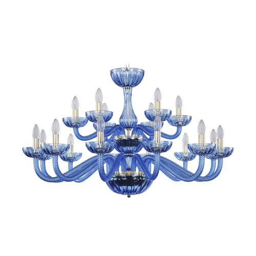 Подвесная люстра Bohemia Ivele 1311/12+6/360/2d G Aq/Aquamarine/M-1H 
