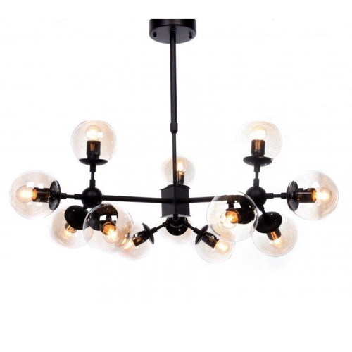 Подвесная люстра Lumina Deco Zodiak LDP 160-12 BK 