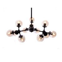  - Подвесная люстра Lumina Deco Zodiak LDP 160-12 BK