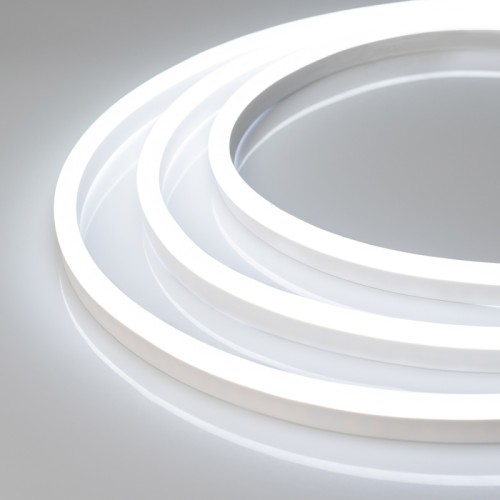 Образец Гибкий неон ARL-NEON-1608-SIDE 24V White (Arlight, 6 Вт/м, IP65) 