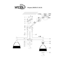  - Потолочная люстра Wedo Light Vareze 66406.01.64.05