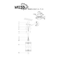  - Подвесной светильник Wedo light Fudzi 66627.01.77.01