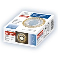  - Встраиваемый светильник Fametto Luciole DLS-L132 GU5.3 Chrome/Gold