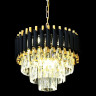Подвесная люстра Lumina Deco Funneli LDP 6003-400 BK+F.GD - Подвесная люстра Lumina Deco Funneli LDP 6003-400 BK+F.GD