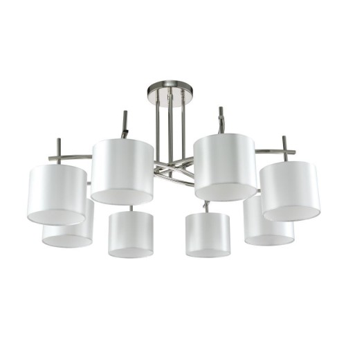 Потолочная люстра Crystal Lux Sergio PL8 Nickel 