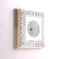  - Рамка Werkel Antik на 1 пост белое золото WL07-Frame-01 4690389099175
