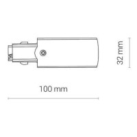  - Ввод питания правый Nowodvorski Ctls Power 8712