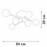 Потолочная люстра Vitaluce V4795-1/6PL - Потолочная люстра Vitaluce V4795-1/6PL