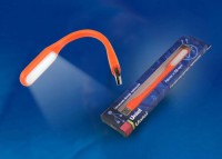  - Переносной светодиодный фонарь Uniel Usb-зарядка 170х15 260 лм TLD-541 Orange UL-00000252