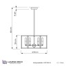Подвесная люстра Lumina Deco Lorton LDP 1142-6 BK+MD - Подвесная люстра Lumina Deco Lorton LDP 1142-6 BK+MD