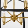Подвесная люстра Lumina Deco Lorton LDP 1142-6 BK+MD - Подвесная люстра Lumina Deco Lorton LDP 1142-6 BK+MD