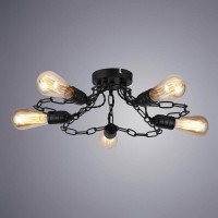  - Потолочная люстра Arte Lamp A9344PL-5BK