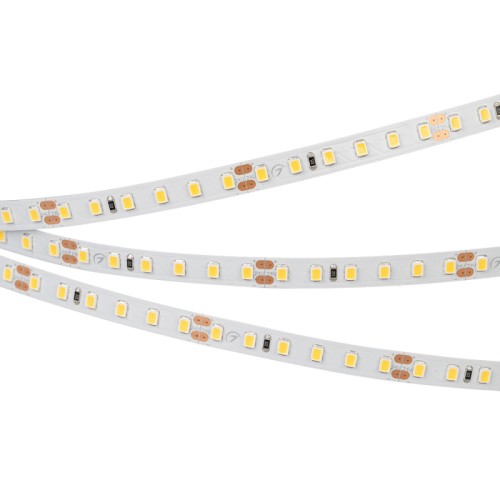 Лента RT 2-5000 24V Day4000 2x (2835, 600 LED, PRO) (Arlight, 14.4 Вт/м, IP20) Гибкая лента PRO, светодиоды smd 2835, 120 шт/м (600шт на 5м), белая плата 8 мм, скотч 3М. Цвет ДНЕВНОЙ 3800-4200K. Питание 24V, мощность 14.4 Вт/м (72 Вт на 5м), угол 120°, цветопередача CRI>85. Размеры 5000х8x1.5мм. Мин.отрезок 50мм, 6 светодиодов. Цена за 1м.
