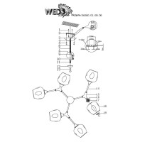  - Потолочная люстра Wedo Light Миделия 66560.01.69.06