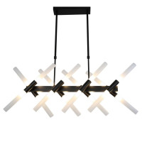  - Подвесная люстра Lumina Deco Alford LDP 6036-16 BK