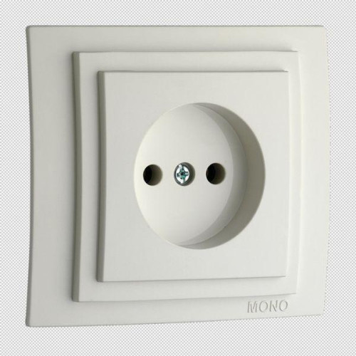 Розетка 2К Mono Electric Despina/ Larissa 16A 250V винтовое подключение белый 500-001922-116 