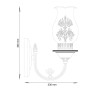Бра Lucia Tucci Vetralla W180.1 Ivory - Бра Lucia Tucci Vetralla W180.1 Ivory