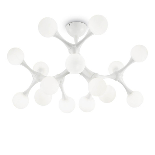 Потолочная люстра Ideal Lux Nodino PL15 Bianco 149608 