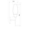 Бра Eurosvet Thalia 60140/1 золото - Бра Eurosvet Thalia 60140/1 золото