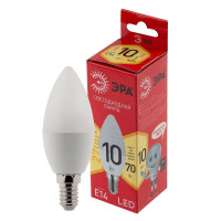  - Лампа светодиодная ЭРА E14 10W 2700K матовая LED B35-10W-827-E14 RБ0049641
