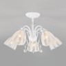 Потолочная люстра Eurosvet Floranse 30155/5 белый - Потолочная люстра Eurosvet Floranse 30155/5 белый