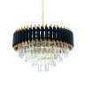 Подвесная люстра Lumina Deco Funneli LDP 6003-500 BK+F.GD - Подвесная люстра Lumina Deco Funneli LDP 6003-500 BK+F.GD